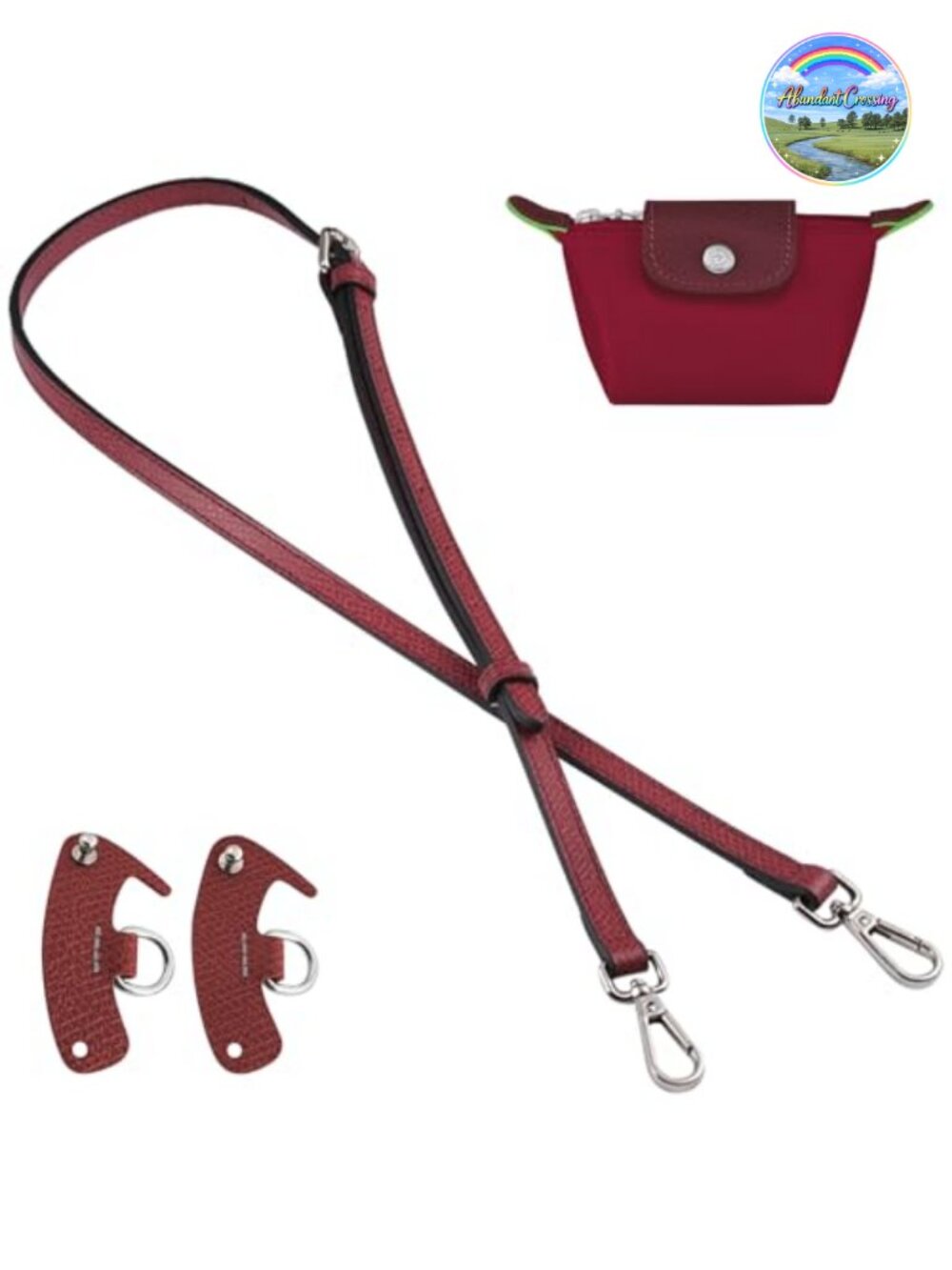 Leather Replacement Shoulder Strap Crossbody Adjustable Purse Kit
